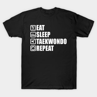 Eat Sleep Taekwondo - Black Belt Gift T-Shirt